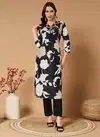 Vt Designer Muslin Printed Kurti With Bottom Wholesale Shop In Surat